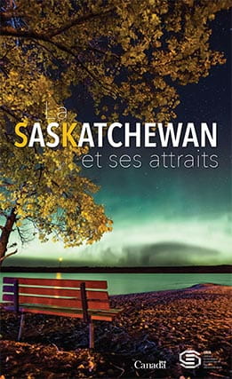 La Saskatchewan et ses attraits; image d'un banc au bord d'un lac
