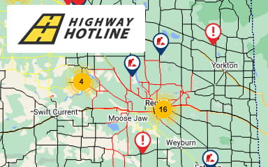 Check Highway Road Conditions Highway Hotline Saskatchewan