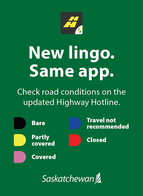 New Highway Hotline road condition terminology